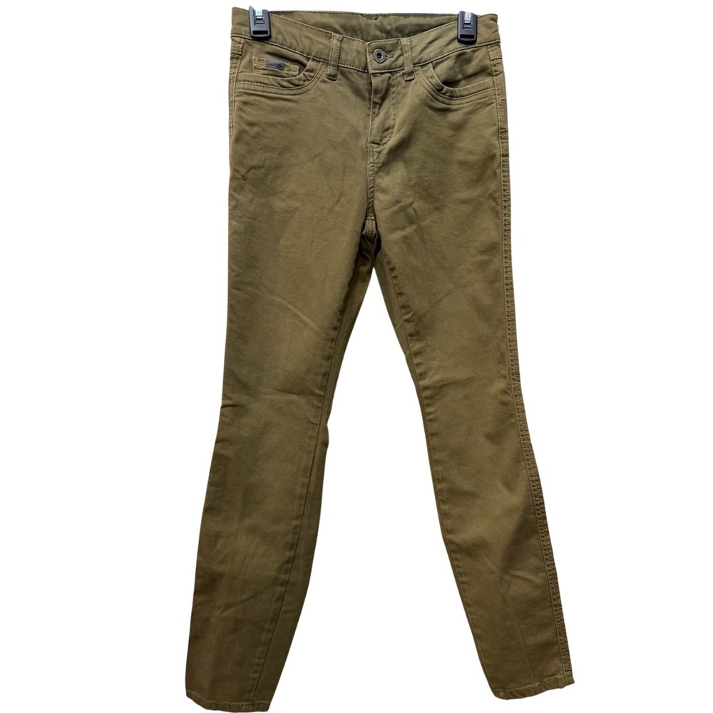Kuhl Kontra Skinny Pants Womens 4 Olive Green High Rise Hiking Outdoor Stretch